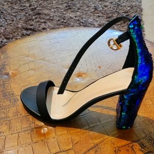 Under the Sea Mermaid Sandal- Block heels